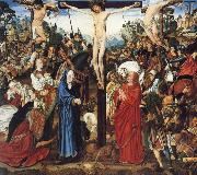 MASTER of the Aix-en-Chapel Altarpiece The crucifixion oil on canvas
